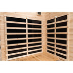 Garner-902Vs 2 Person Outdoor Far Infrared Sauna (Enhanced with Red Light Therapy)