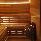 Custom Indoor Sauna Room - 8' x 8' x 8' - Finnish Sauna Builders