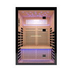 Thermora Flux Luxury 2-Person Canadian Hemlock Wood Far Infrared Home Sauna (SAK02184)
